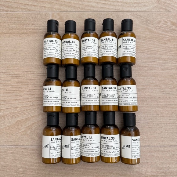 Le Labo Santal 33 Body Lotion Travel Mini Size Unisex, Lot of 15 - Picture 1 of 6